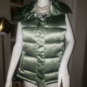 TALBOTS down filled puffer vest sz S